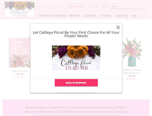 Tablet Screenshot of cattleyafloral.com